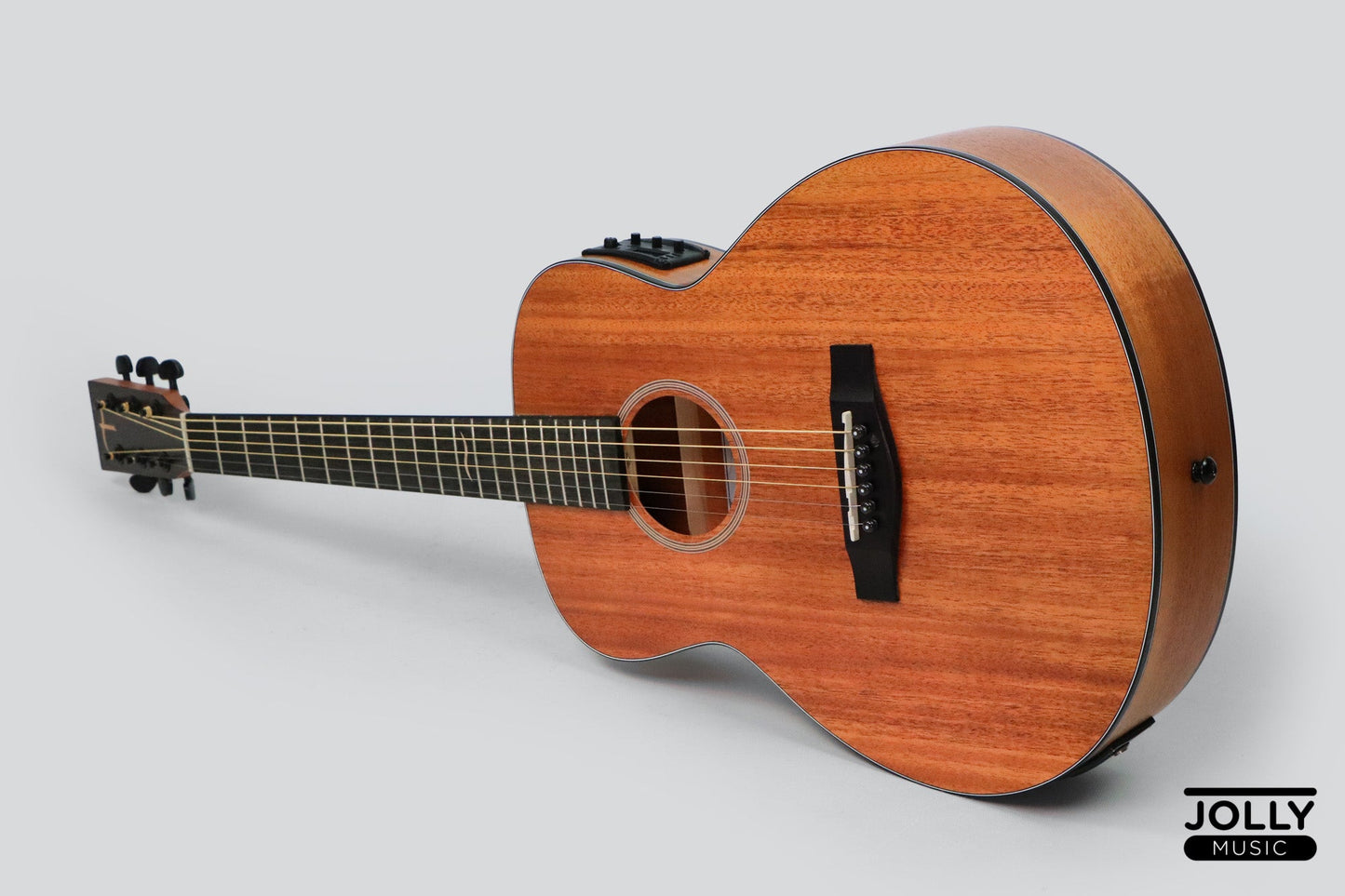 JCraft Troubadour Taka Mini EQ Left Hand GS 7/8 Acoustic Guitar with Pickups and bag