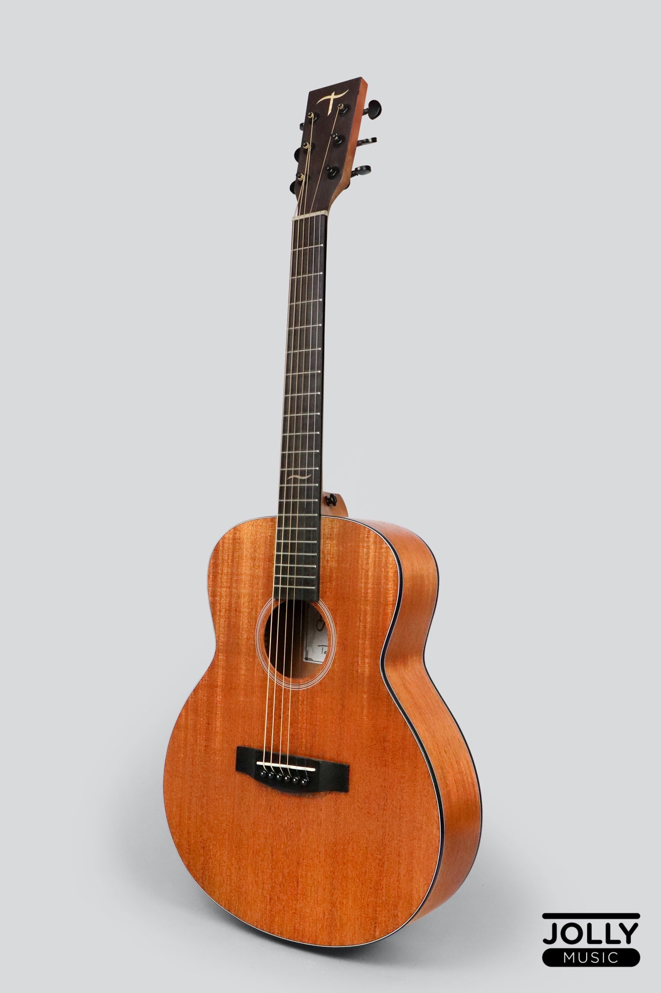 JCraft Troubadour Taka Mini GS 7/8 All-Mahogany Acoustic Guitar with soft case