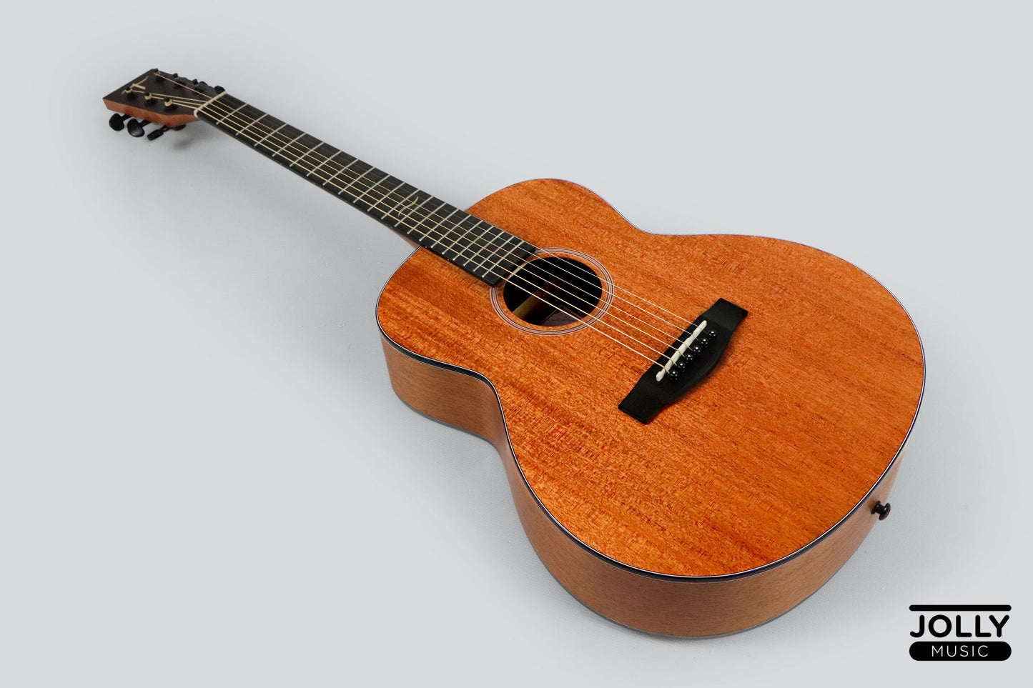JCraft Troubadour Taka Mini GS 7/8 All-Mahogany Acoustic Guitar with soft case