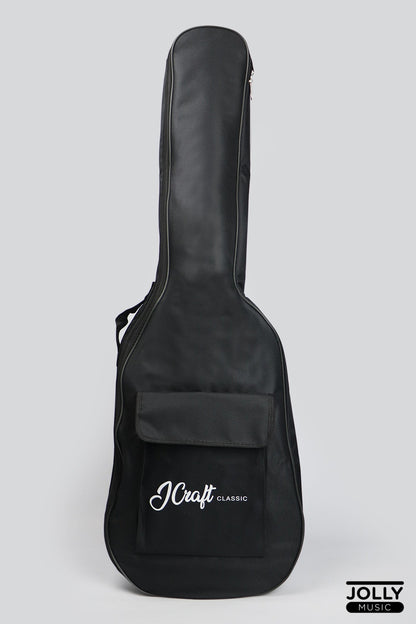 JCraft JB-1 J-Offset 4-String Bass Guitar with Gigbag - Natural