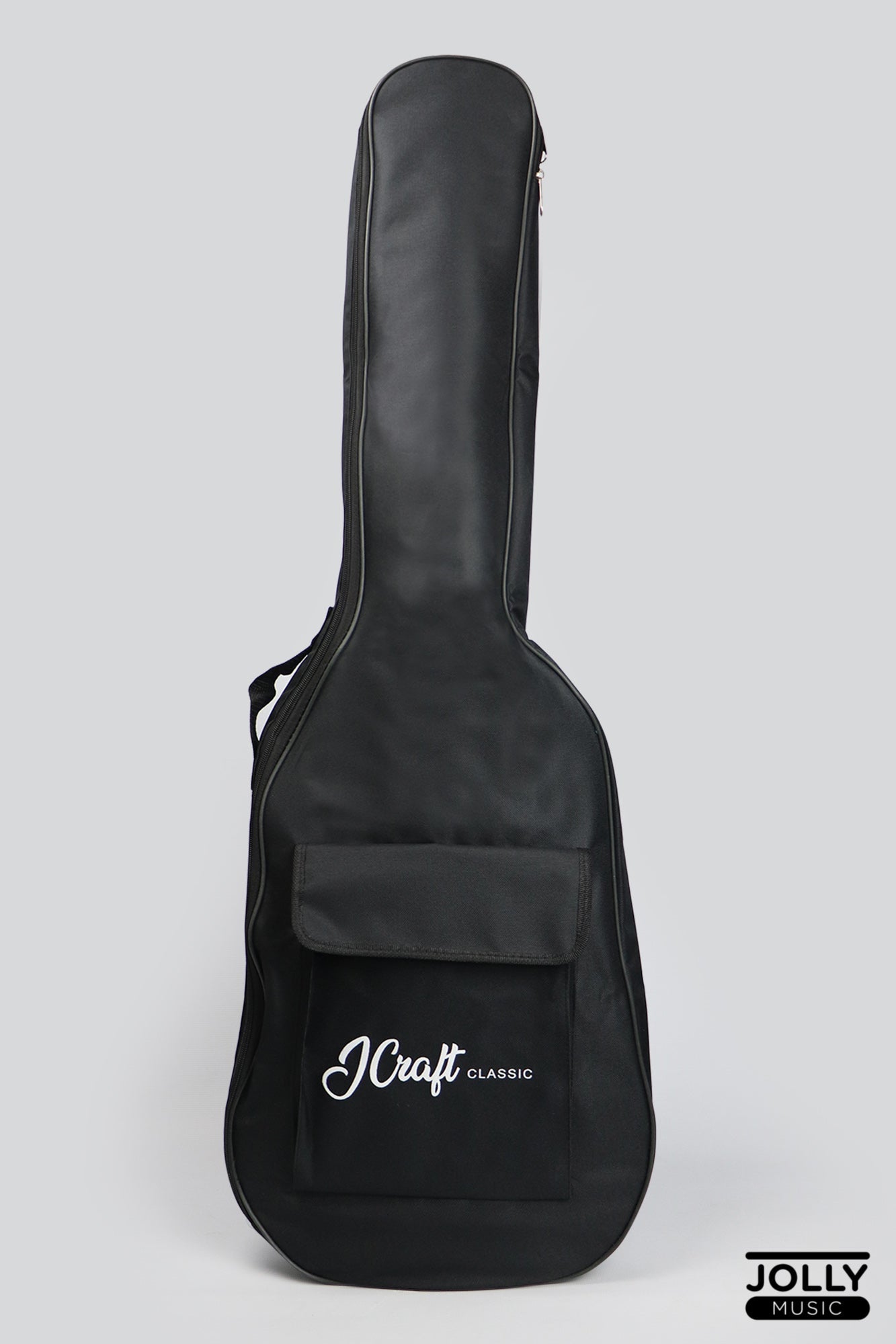 JCraft PB-1 5-String Electric Bass Guitar with Gigbag - Double Black