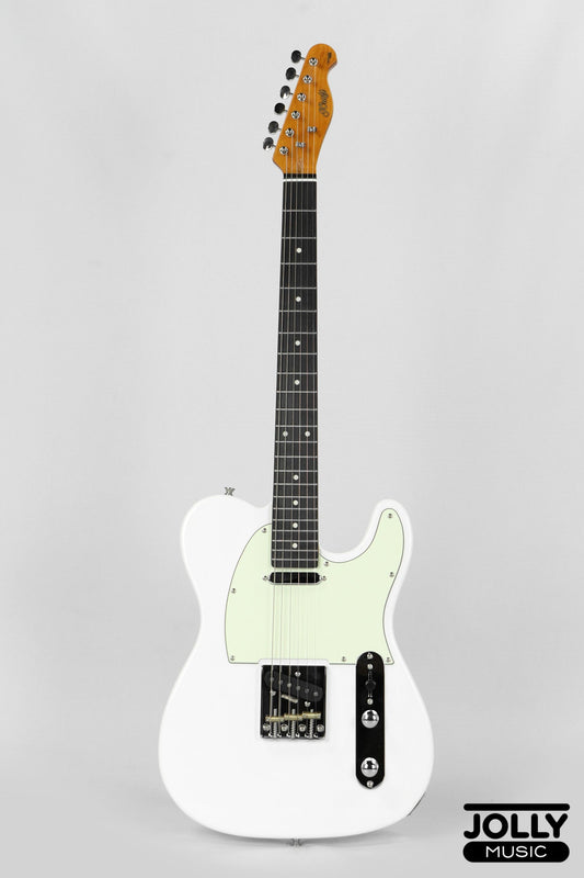 JCraft Vintage Series T-3V T-Style Electric Guitar - Olympic White