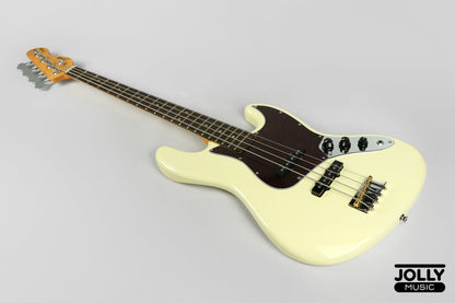 JCraft JB-3V J-Offset 4-String Bass Guitar - Vintage White