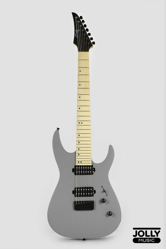 JCraft X Series Bushido BX7-1T 7-String Super S-Style Electric Guitar - Gunmetal
