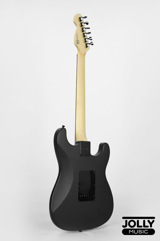 JCraft X Series LSX-1 LEFT HAND HH Modern S-Style Electric Guitar - Shadow