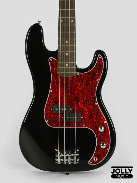 JCraft PB-2 4-String Bass Guitar - Black