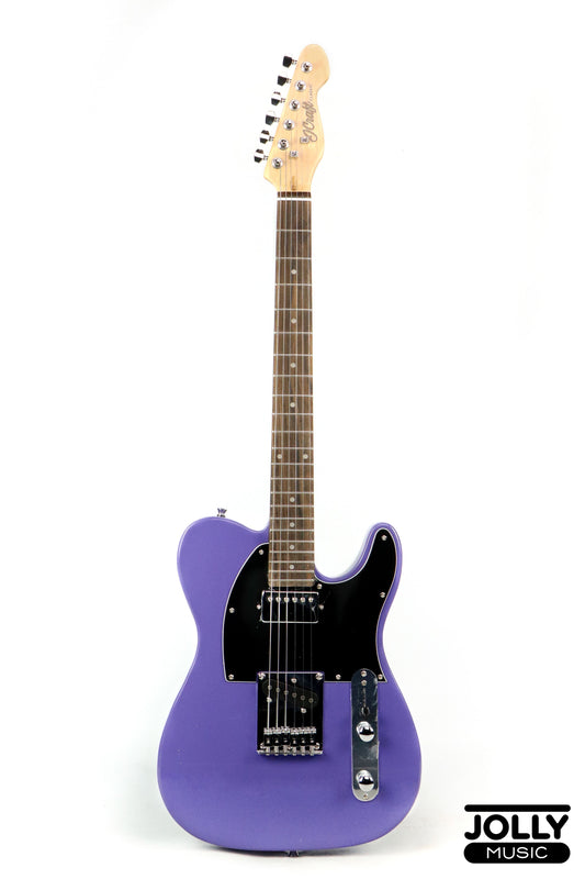 J-Craft T-2HC SH T-Style Electric Guitar with Gigbag - Purple