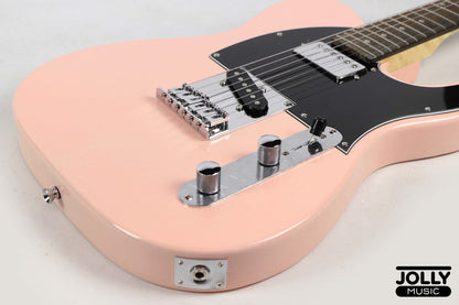 J-Craft T-2HC SH T-Style Electric Guitar with Gigbag - Shell Pink