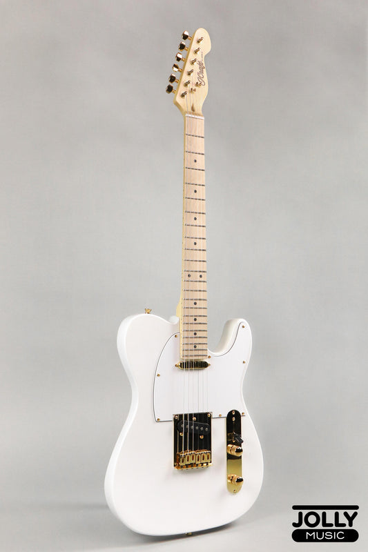 JCraft T-2 Ltd. T-Style Electric Guitar with Gigbag - White
