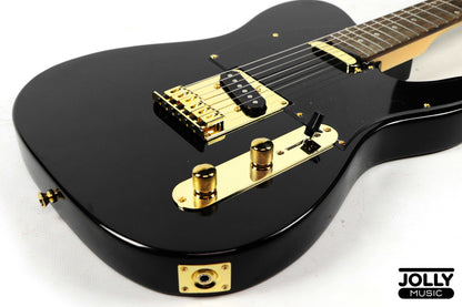 JCraft T-2 Ltd. T-Style Electric Guitar with Gigbag - Black